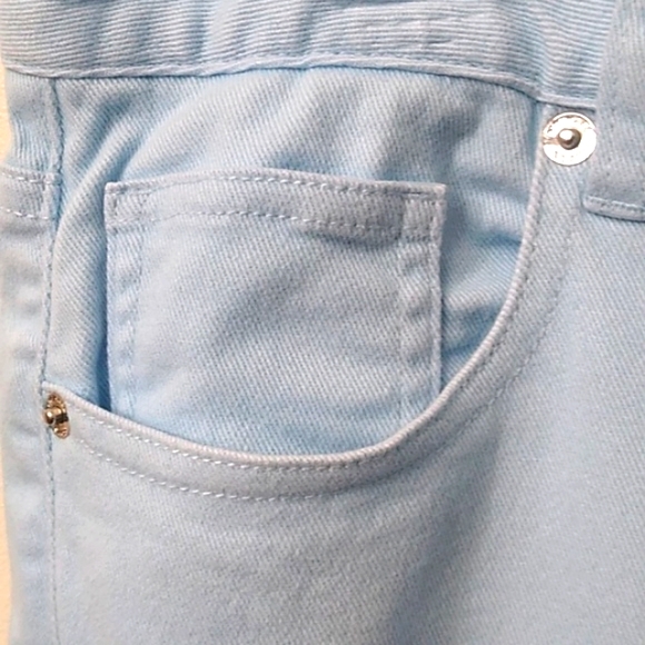 🎉HP🎉Michael Kors Izzy Cropped Skinny Jeans, Light Blue, Size 12 - Picture 5 of 10